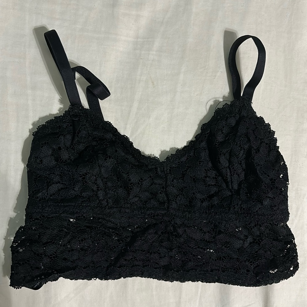 Black Bralette from Urban, size S. Worn, but in good condition